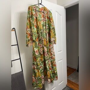 Anthropologie Multicolor Floral Wrap